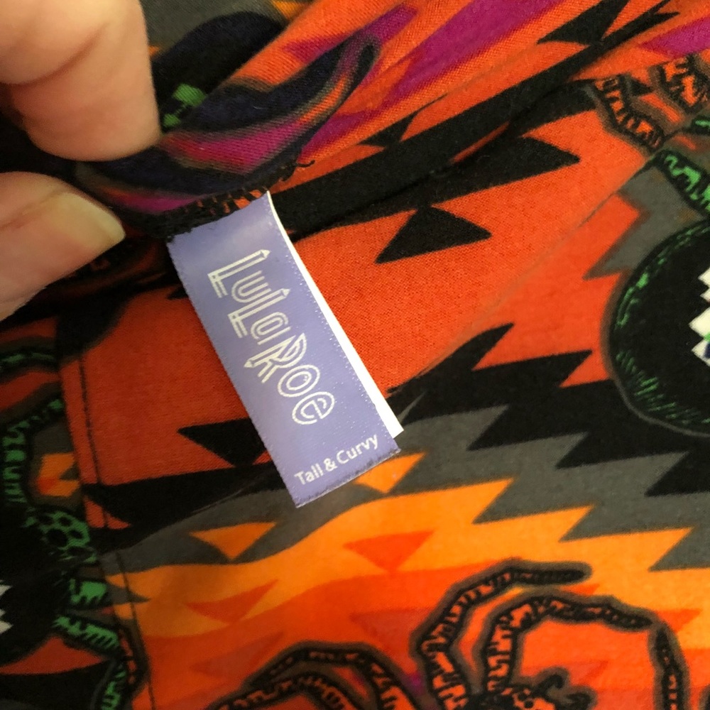 Lularoe One size legging halloween spiders